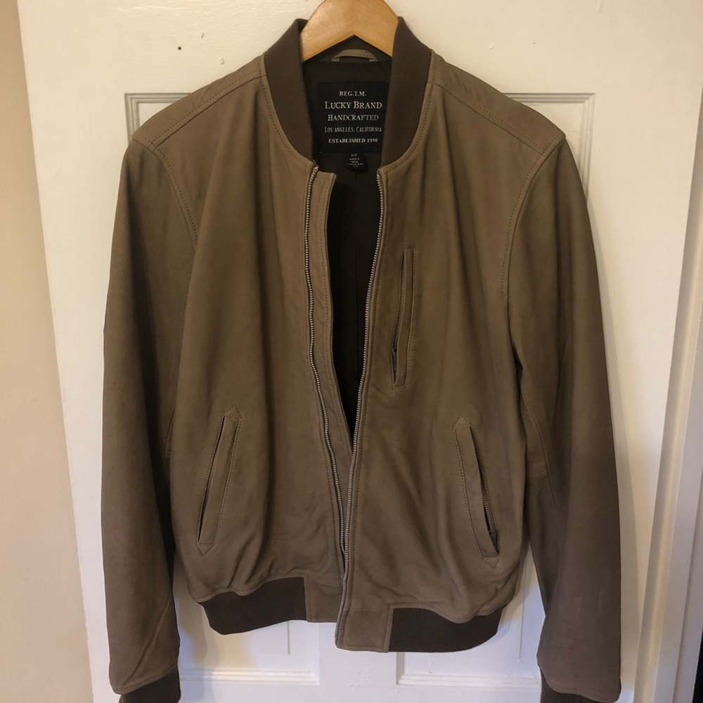 Lucky Brand Men’s Leather Jacket